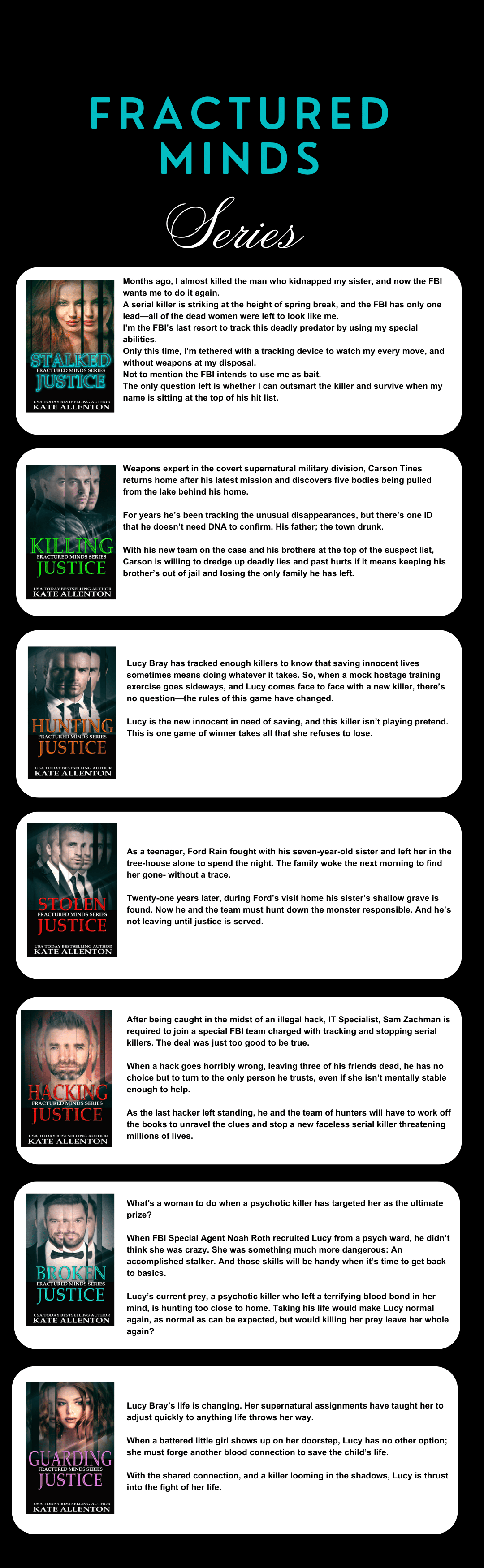 FRACTURED MINDS COMPLETE BUNDLE BOOKS 1-7 (EBOOKS ONLY)