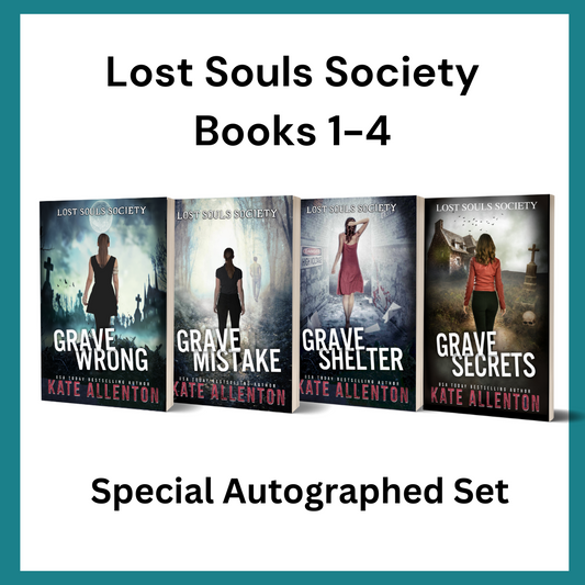 LIMITED EDITION- SIGNED Lost Souls Series Books 1-4 (5x8 Paperbacks)